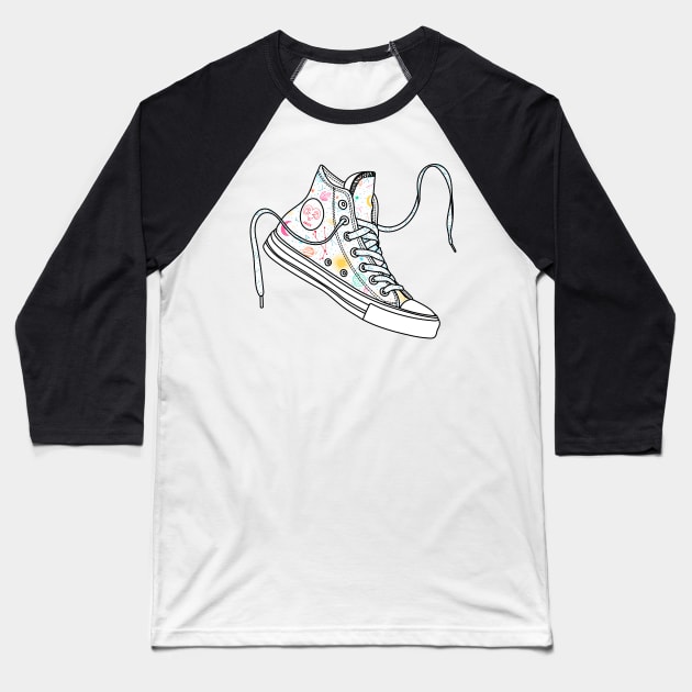 Aries high tops - Pastel colours Baseball T-Shirt by MickeyEdwards